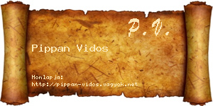 Pippan Vidos névjegykártya
